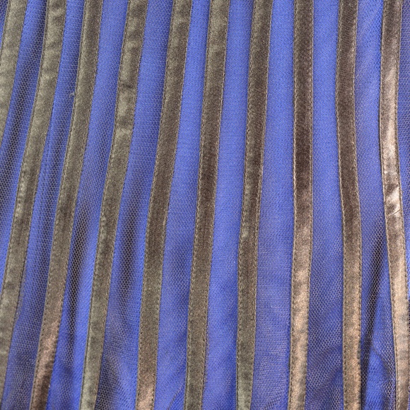 Ribbon on Netting Dress Le Chateau SZ SP - Picture 7 of 13